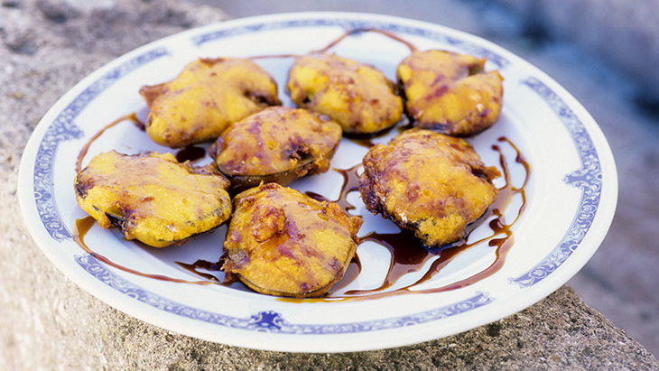 batatas con miel de caña